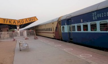 श्रमिक एक्सप्रेस से टीकमगढ़ पहुंचे प्रवासी मजदूर