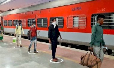 झांसी मंडल द्वारा श्रमिक स्पेशल गाड़ियों का संचालन