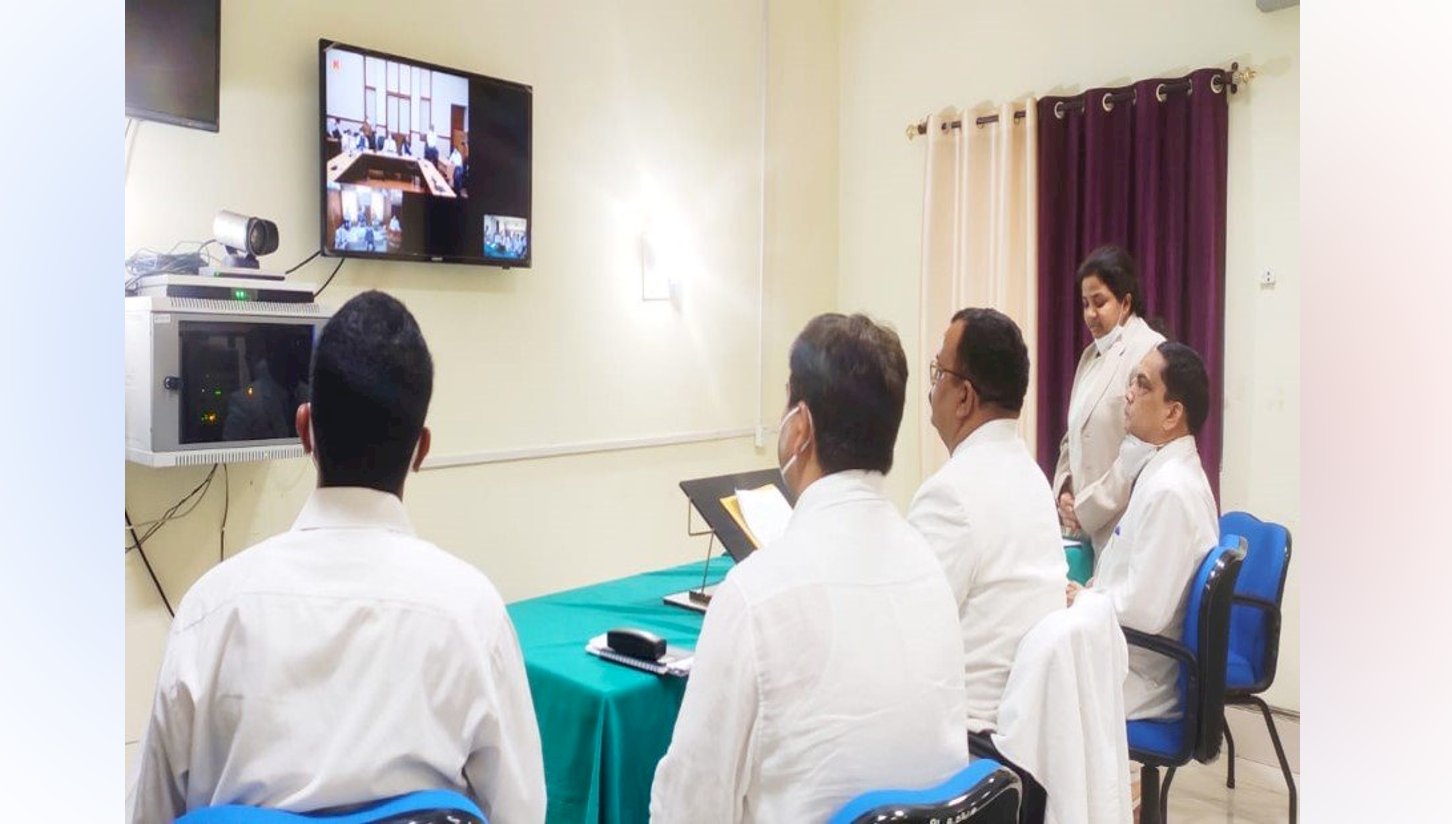 इलाहाबाद हाईकोर्ट के मुख्य न्यायाधीश ने नव निर्मित न्यायालय भवन का किया ऑनलाइन उद्घाटन