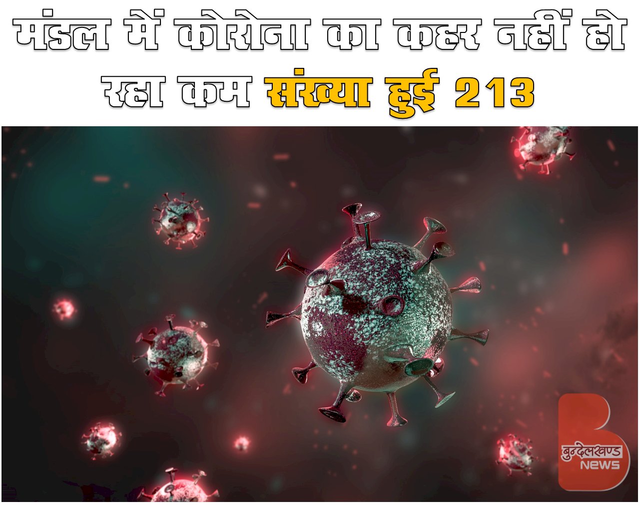 बांदा में तीन नए संक्रमित मरीज मिले  मण्डल में संख्या 213 पहुंची