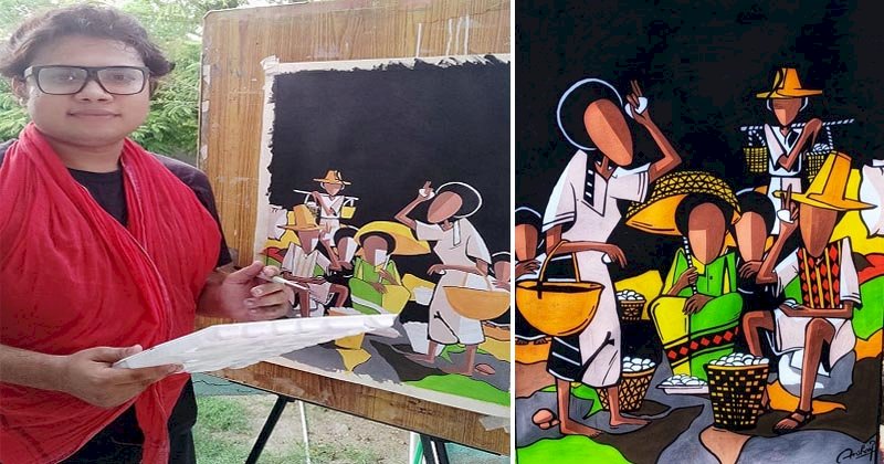 हमीरपुर का ये लड़का पेंटिंग में दे रहा है अच्छे अच्छों को मात
