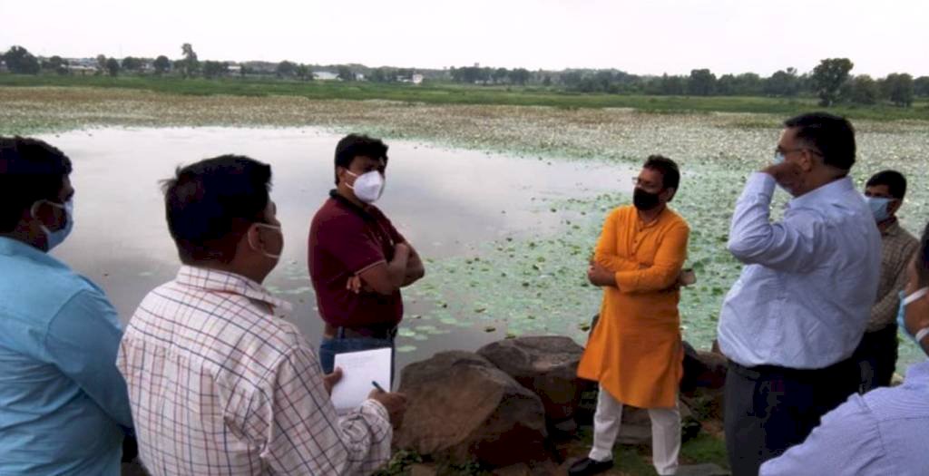 झांसी की बिजौली झील बनेगी पर्यटक स्थल