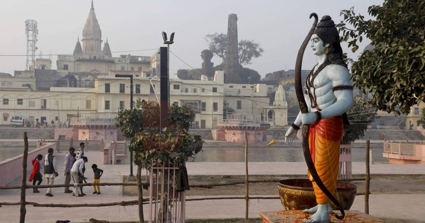 भूमि पूजन को ऐतिहासिक बनाने के लिए भगवान राम के जीवन से जुड़ी हो रही है पेंटिंग