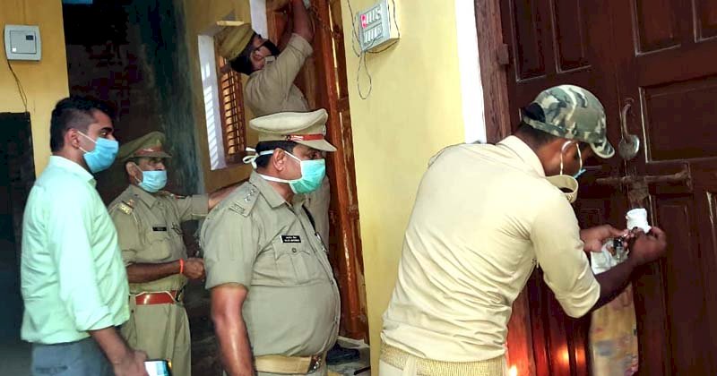 बांदा में जेल में बन्द गैंगेस्टर का, दो मंजिला मकान कुर्क