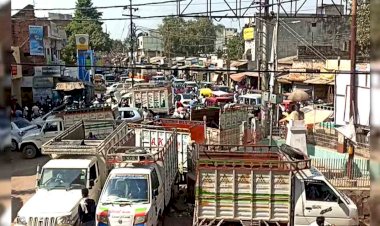 बांदा शहर में जाम का झाम बना मुसीबत 