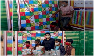 सांप-सीढ़ी के खेल से बच्चों को कोरोना के प्रति जागरूक करने का नायाब तरीका