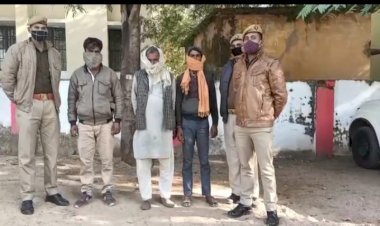 बांदा में अवैध बालू खनन व खनिज अधिकारी पर हमला करने वाले तीन गिरफ्तार