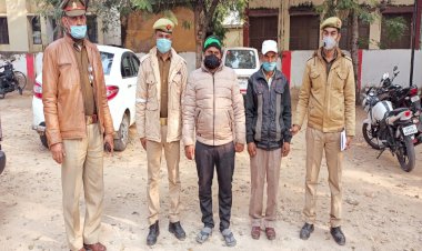 बाँदा : अवैध खनन कराने वाले दो गैंगस्टर गिरफ्तार