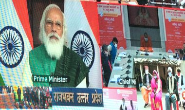 प्रधानमंत्री मोदी से वीडियो कॉन्फ्रेंसिंग के जरिये संवाद कर, गदगद दिखी चित्रकूट की दलित राजकुमारी