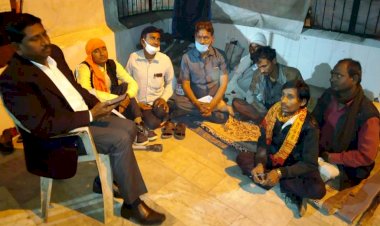 साढे तीन माह से अनशन में बैठे दंपत्ति का अनशन समाप्त 