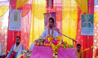 परहन पुरवा मे  200 साल पुराने प्रसिद्ध हनुमान मंदिर मे श्रीमद भागवत कथा