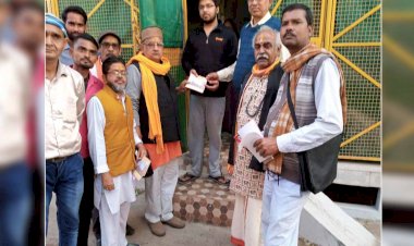 बांदा में श्री राम मंदिर निर्माण के लिए एक करोड 90 लाख धन संग्रह