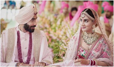जसप्रीत बुमराह ने स्पिट्सविला 7 की  कंटेस्टेंट संजना गणेशन के संग रचाई शादी, सामने आईं  तस्वीरें