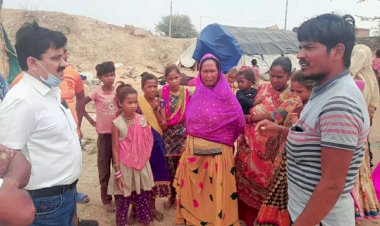 अराजक तत्वों का तांडव,गरीब आदिवासियों की मारपीट कर घर किये आग के हवाले
