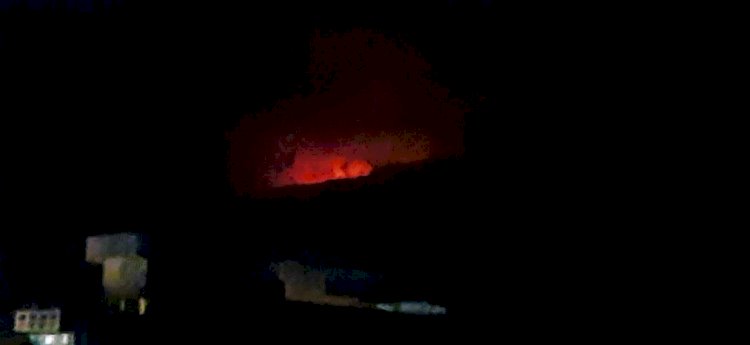 जंगलो में लगी भीषण आग, forest fire in kalinjar banda