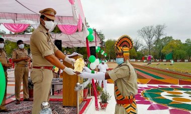 177 रिक्रूट आरक्षियों ने पासिंग आउट परेड के दौरान शपथ ली