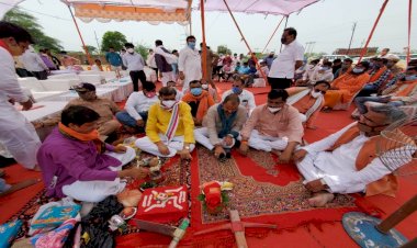 12 वर्ष से अधूरे पड़े बाईपास (रिंग रोड) का कार्य शुरू, सांसद विधायक ने किया भूमिपूजन