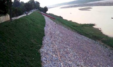 हमीरपुर : बाढ़ से निपटने को मौदहा बांध निर्माण विभाग ने की तैयारी