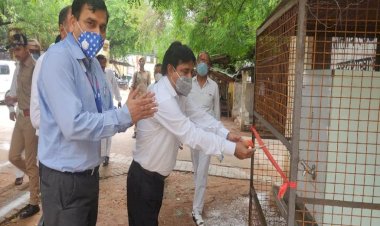 स्टेट बैंक द्वारा न्यायालय परिसर में वाटर कूलर स्थापित