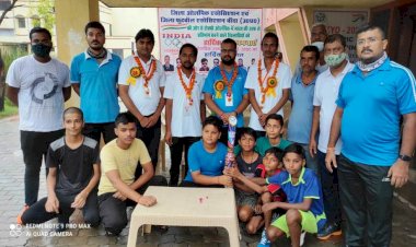 टोक्यो ओलम्पिक जागरूकता रिले का बाँदा में स्वागत