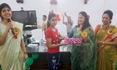 पुलिस परिवार के बच्चों ने मेंहदी, राखी, एवं पूजा थाली प्रतियोगिता दिखाया हुनर