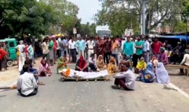 पत्नी और बच्चों से मिलने गये पति को ससुरालियों ने जलाया जिंदा