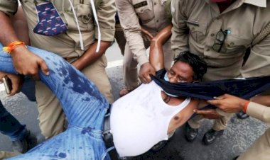 विधानसभा के सामने युवक ने खुद पर मिट्टी का तेल डालकर आत्मदाह करने का प्रयास किया