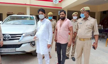 सपा का जिला पंचायत सदस्य राम सजीवन यादव अवैध पिस्टल में साथी सहित गिरफ़्तार