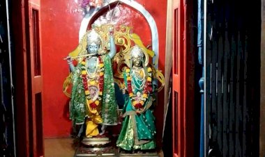 चरखारी गोवर्धन धारी भगवान गोवर्धन नाथ जी के अभिषेक की तैयारियां पूर्ण