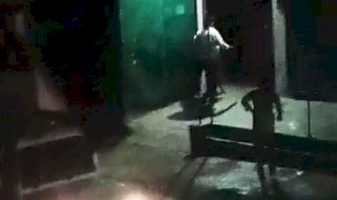 उत्तर प्रदेश : दो पक्षों के विवाद में हुई फायरिंग, सीसीटीवी में कैद हुई घटना