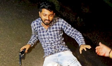 बाँदा : 50 हजार के इनामी बदमाश को पुलिस ने गोली मारकर दबोचा, कानपुर व प्रतापगढ़ पुलिस को  थी तलाश