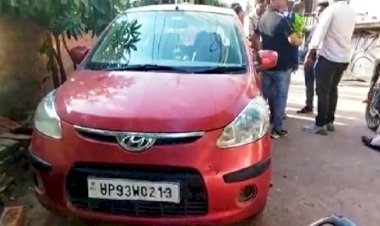 दिनदहाड़े प्राइवेट अस्पताल के बाहर खड़ी कार का शीशा तोड़, लाखों के जेवरात किया चोरी