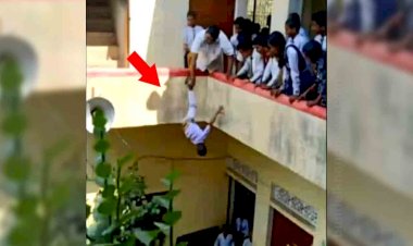 छात्र को बालकनी से नीचे लटकाने वाले प्रधानाचार्य को भेजा जेल