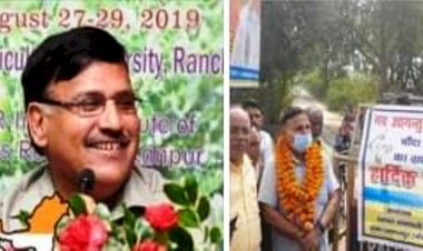 बाँदा : नवनियुक्त कुलपति डॉक्टर नरेंद्र प्रताप सिंह ने कार्यभार संभाला, जगह जगह हुआ स्वागत
