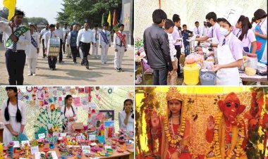 दीवाली मेले में बच्चों ने मनमोहक कार्यक्रम से सभी के मनों को किया मंत्रमुग्ध