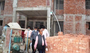 घटिया निर्माण कार्य पाये जाने पर तुडवाकर दोबारा बनाये जाने के निर्देश