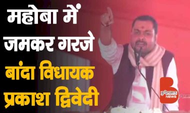 महोबा में क्या बोले बाँदा विधायक प्रकाश द्विवेदी | PM Bundelkhand Visit | Arjun Sahayak Pariyojana
