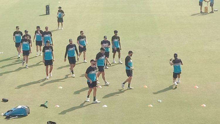 Kanpur Test Match : एकांतवास कर भारत व न्यूजीलैंड की टीमों ने ग्रीनपार्क स्टेडियम में बहाया पसीना
