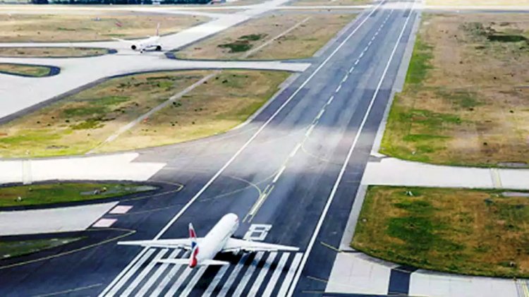 pm lays foundation stone of jewar airport