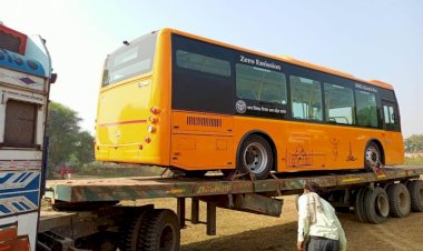 इलेक्ट्रिक बसें झाँसी में आ चुकी हैं, सड़कों पर दो दिन बाद दौड़ेंगी ये बसें