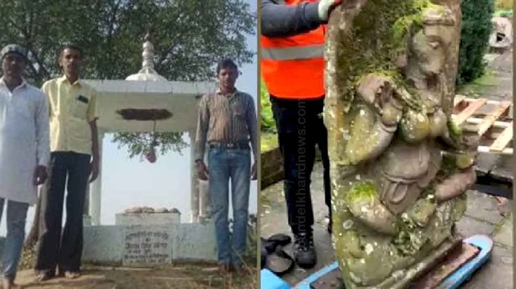 बांदा से चोरी हुई योगिनी की दूसरी मूर्ति लंदन से आ रही है, पहले लोखरी गांव की मूर्ति फ्रांस में मिली