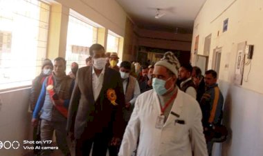 कोरोना की तीसरी लहर की संभावना को देखते हुए डिप्टी स्वास्थ्य सचिव पहुंचे बांदा