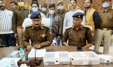 बाँदा : साढ़े तीन माह पूर्व हुई चोरी का खुलासा, गिरोह का सरगना डी-8 गैंग का लीडर