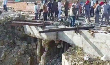 रेलवे लाइन के अंडर पास 452 में दूसरी बार बड़ा हादसा टला, 6 माह पूर्व भी हुई थी घटना