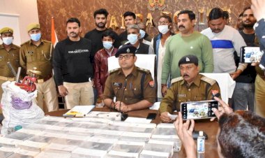 बांदा में अवैध शस्त्र बनाने की फैक्ट्री का पुलिस ने किया भंडाफोड़, 31 निर्मित अर्ध निर्मित असलहे बरामद