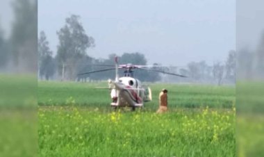 बीजेपी प्रदेश अध्यक्ष स्वतंत्र देव सिंह गेहूं के खेत में क्यों उतारना पड़ा ?