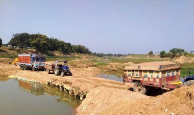 चित्रकूट में बालू माफियाओं का तांडव जारी, जिला प्रशासन हुआ नतमस्तक