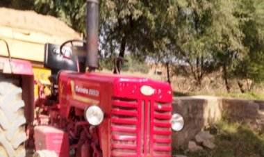 बालू भरे ट्रैक्टर ने मजदूर की जान ली, ग्रामीणों में आक्रोश