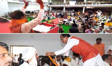 चित्रकूट में मुख्यमंत्री शिवराज की बड़ी घोषणा - नर्मदा मैया के पानी को मंदाकिनी मैया से मिलाएंगे