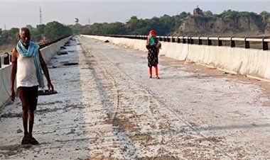 बाँदा : बनकर तैयार हो गया औगासी पुल, अब लोगों को उद्घाटन का इंतजार